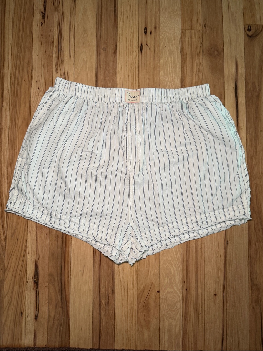 Free People We The Free Day to Day Striped Boxers Shorts - Picture 2 of 7